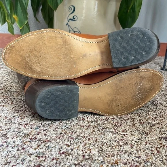 Women’s Vintage ACME Leather Cowboy Boots Size 8.5 - Picture 6 of 8